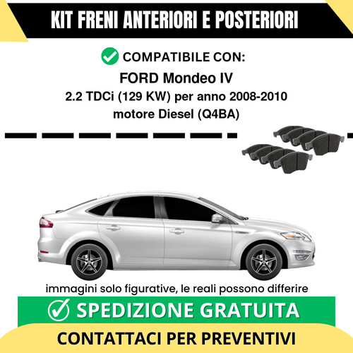 Pastiglie freno ant post - pastiglie,