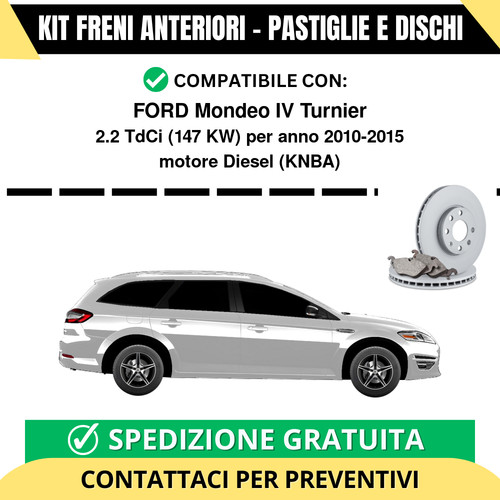 Kit freni anteriori - kit,