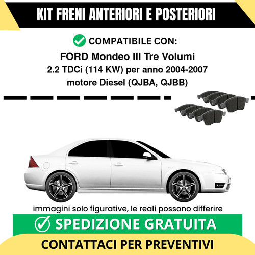 Pastiglie freno ant post - pastiglie,
