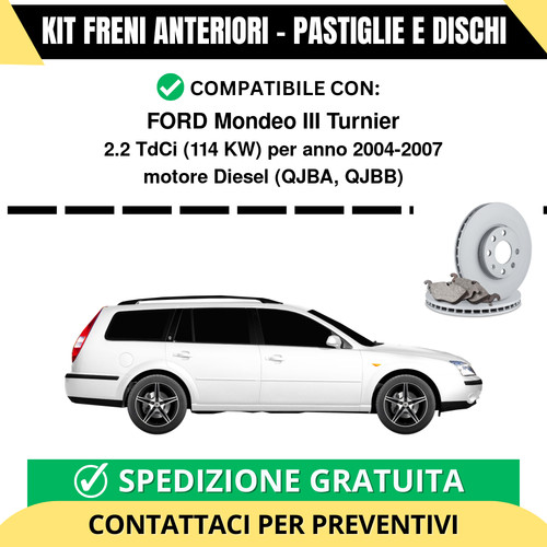 Kit freni anteriori - kit, (pastiglie