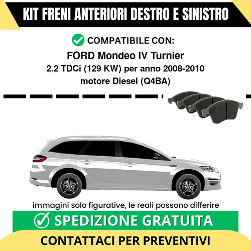 Pastiglie freno anteriori per - anteriori,