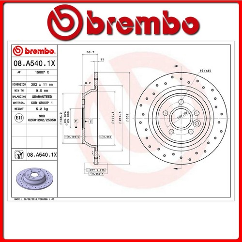 Disco freno posteriore - freno,