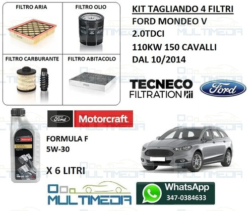 Kit tagliando filtri olio - kit,