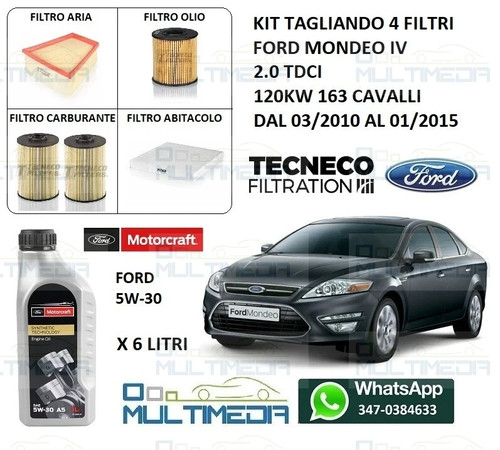 Kit tagliando filtri olio - kit,